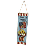 Max America Indpendence Day Party Home Decor Wooden Hanging Plaque Sign  Style 1