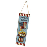 Max America Indpendence Day Party Home Decor Wooden Hanging Plaque Sign  Style 1