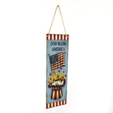 Max America Indpendence Day Party Home Decor Wooden Hanging Plaque Sign  Style 1