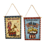 Max DIY Wood Hanging Lettered Board Plaque Sign Star Decorated Edges Style 2