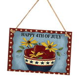 Max Decorative Hanging Wood Plaque Patriotic Sign Party Supplies Home Wall Decor