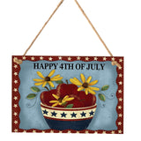 Max Decorative Hanging Wood Plaque Patriotic Sign Party Supplies Home Wall Decor