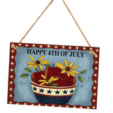 Max Decorative Hanging Wood Plaque Patriotic Sign Party Supplies Home Wall Decor