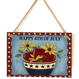 Max Decorative Hanging Wood Plaque Patriotic Sign Party Supplies Home Wall Decor
