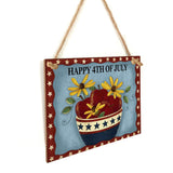 Max Decorative Hanging Wood Plaque Patriotic Sign Party Supplies Home Wall Decor