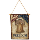 Max DIY Wood Hanging Lettered Board Plaque Wall Decor Sign America Flag Style 3