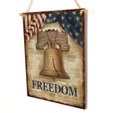 Max DIY Wood Hanging Lettered Board Plaque Wall Decor Sign America Flag Style 3