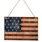 Max Wooden Hanging Lettered Board Plaque Home Decor Sign America Flag
