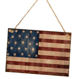 Max Wooden Hanging Lettered Board Plaque Home Decor Sign America Flag