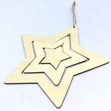 Max Decorative America Independence Day Hanging Board Wooden Plaque Sign