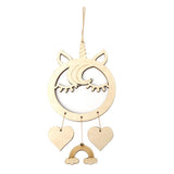 Max Wood Plaque MDF Dreamcatcher Mobile Dream Catcher Unicorn+4xCord Unicorn 1