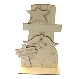 Max Wooden God Bless America Sign Plaque Independence Day Home Decoration