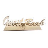 Max Wooden Guest Book Sign, Wedding Guest Book Sign for Party Wedding Supplies