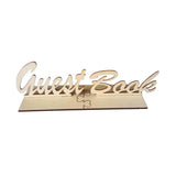 Max Wooden Guest Book Sign, Wedding Guest Book Sign for Party Wedding Supplies