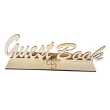 Max Wooden Guest Book Sign, Wedding Guest Book Sign for Party Wedding Supplies