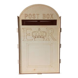 Max MDF Wooden Wedding Post Box Royal Mail Styled Wedding Supplies Keepsake Box