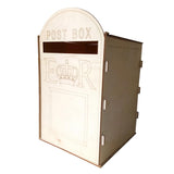 Max MDF Wooden Wedding Post Box Royal Mail Styled Wedding Supplies Keepsake Box