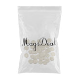 Max 50pcs Blank Round Wooden Pieces DIY Craft Scrapbooking Wedding Party 2cm