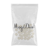 Max 50pcs Blank Round Wooden Pieces DIY Craft Scrapbooking Wedding Party 4cm