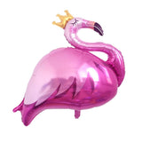 Max Cartoon Animal Aluminum Film Balloon Crown Pink Flamingo+Swan Crown Flamingo