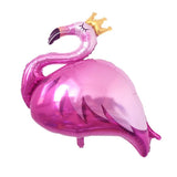 Max Cartoon Animal Aluminum Film Balloon Crown Pink Flamingo+Swan Crown Flamingo
