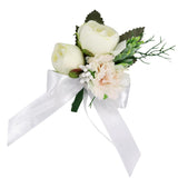 Max Wedding Groom Bridal Artificial Flower Corsage Brooch Pin Europe Retro