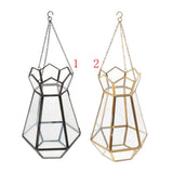 Max Glass Hanging Terrarium Air Plant Candle Vase Holder Wedding Favor Black