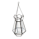 Max Glass Hanging Terrarium Air Plant Candle Vase Holder Wedding Favor Black