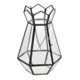 Max Glass Hanging Terrarium Air Plant Candle Vase Holder Wedding Favor Black