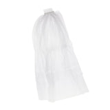 Max Wedding Bridal Veil+Comb 2/3/4 Ply White-2 Ply