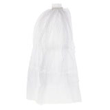 Max Wedding Bridal Veil+Comb 2/3/4 Ply White-2 Ply
