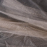 Max Wedding Bridal Veil+Comb 2/3/4 Ply Champagne Spray Gold + Black Mesh-4 Ply