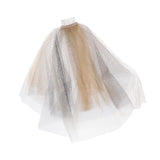 Max Wedding Bridal Veil+Comb 2/3/4 Ply Champagne Spray Gold + Black Mesh-4 Ply