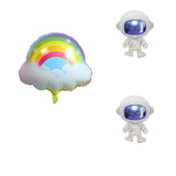 Aluminum Film Balloons Birthday Wedding Party Decor 2 Types Rainbow Clouds