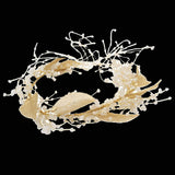 Max Gold Rhinestone Headband Wedding Headpieces Bride Headdress Hair Decoration