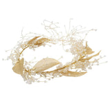 Max Gold Rhinestone Headband Wedding Headpieces Bride Headdress Hair Decoration