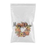 Max Artificial Flowers Garland Fall Wreath Door Decorations Pumpkin Sunflower