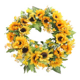 Max Artificial Flowers Garland Fall Wreath Door Decorations Sunflower