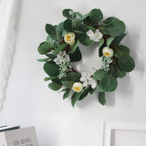 Max Simulated Green Wreath Garland Door Decor Artificial Plants Greenery Flowers