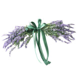 Max Autumn Artificial Flower Lintel Front Door Wall Decor Wreath Purple Lavender