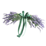 Max Autumn Artificial Flower Lintel Front Door Wall Decor Wreath Purple Lavender