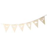 Max Wood Bunting Banners Hanging Signs Kids Room Party Wall Decor + Rope Style_2