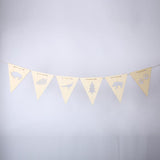 Max Wood Bunting Banners Hanging Signs Kids Room Party Wall Decor + Rope Style_3