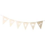 Max Wood Bunting Banners Hanging Signs Kids Room Party Wall Decor + Rope Style_3