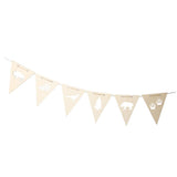 Max Wood Bunting Banners Hanging Signs Kids Room Party Wall Decor + Rope Style_3