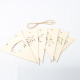 Max Wood Bunting Banners Hanging Signs Kids Room Party Wall Decor + Rope Style_3