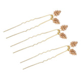 Max 3x Headbands Headpiece Hair Comb Pin Clip for Wedding Bride Bridal Pine Cone