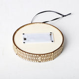 Max Wooden Halloween Laser Hollowed Hanging Decorations LED lights Cat
