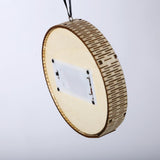 Max Wooden Halloween Laser Hollowed Hanging Decorations LED lights Witch+Cat