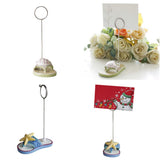 Max Resin Place Card Holders Photo Stand Memo Clips Party Decor Slipper Fish